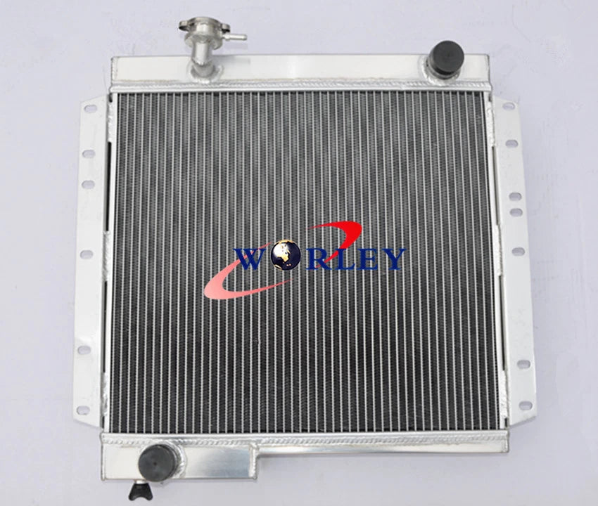 3 Row Aluminum Radiator with Fan for Toyota Land Cruiser BJ40 BJ42 (1975–1984)