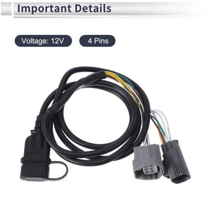 4 Pins Trailer Wiring Connector for Jeep Gladiator (2023)