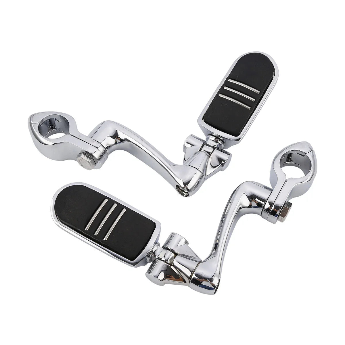360 Adjustable Highway Foot Pegs 1.25" for Motorcycle Engine Guard