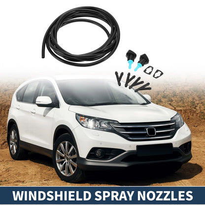 Set of 2 Front Windshield Washer Nozzles No. 05303834AB for Jeep Patriot (2007–2017)