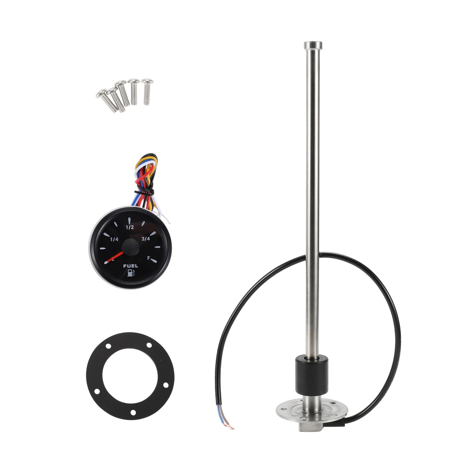 Fuel Sending Unit and Gauge Kit 240-33 Ohm for Boat Truck Vehicle