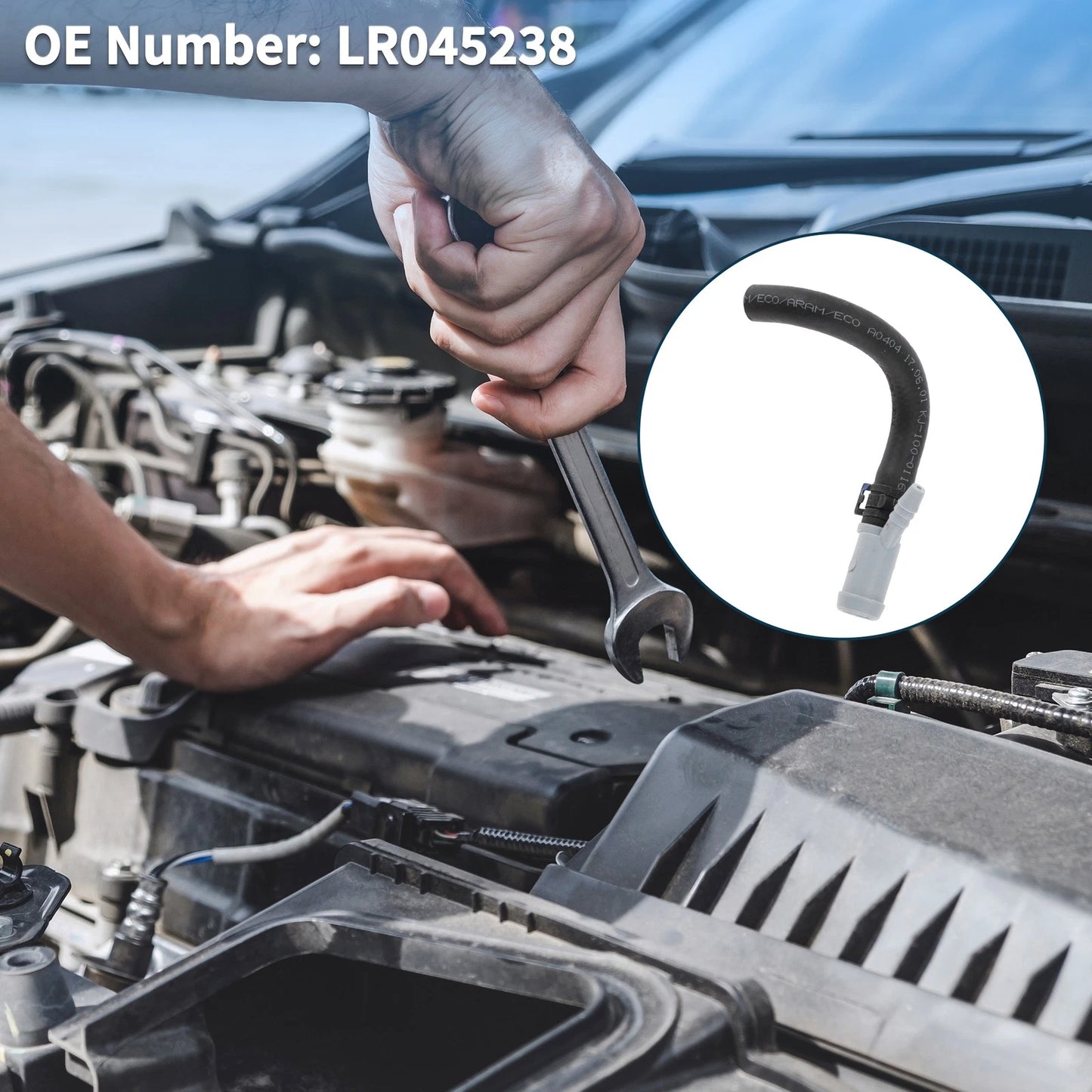 Radiator Hose for Jaguar XK (2010–2015) & Land Rover Range Rover LR045238