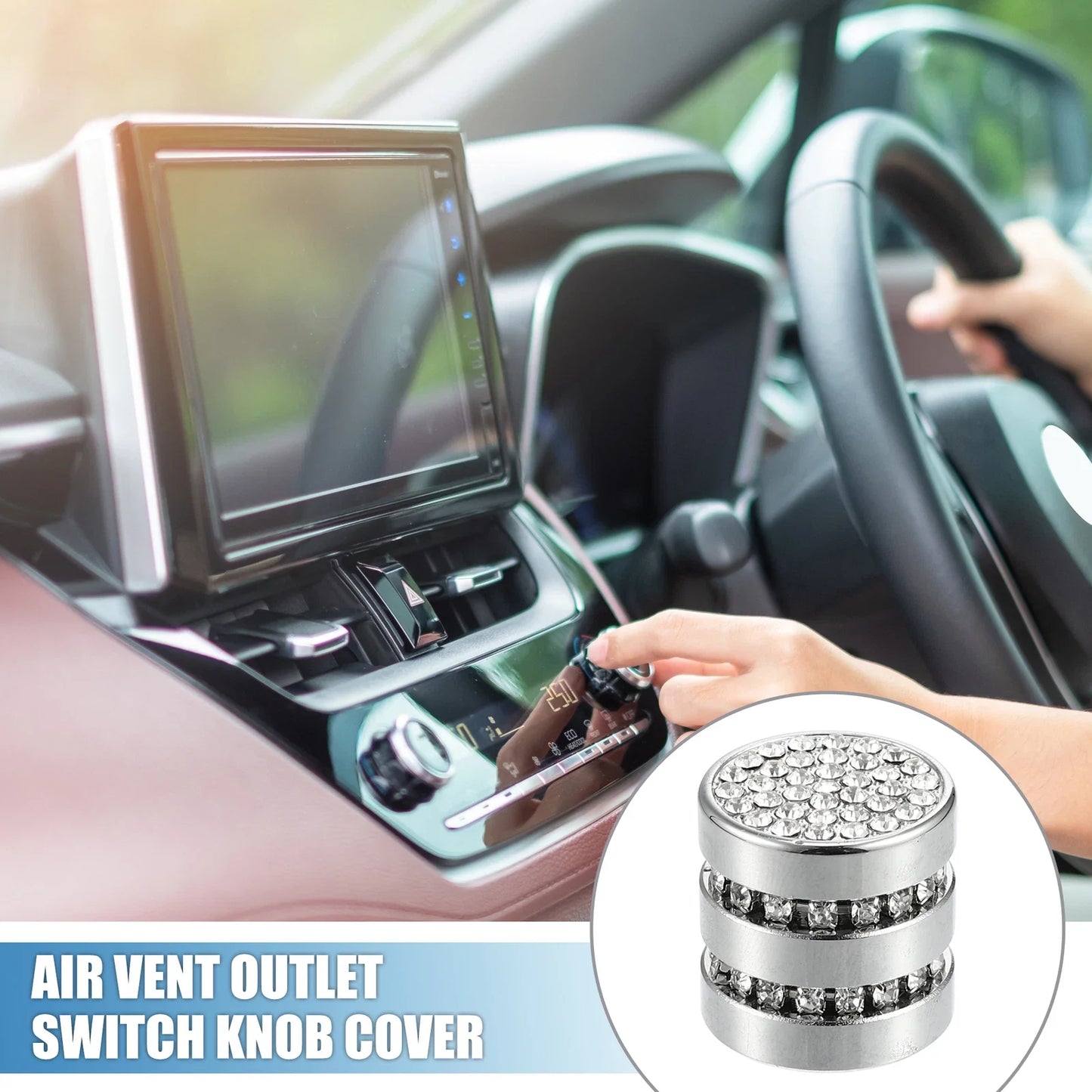 4pcs Air Vent Outlet Switch Lever Covers for Honda Civic (2022-2023)
