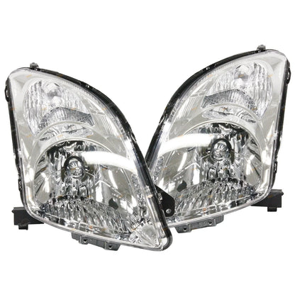 Pair Chrome Headlights for Suzuki Swift Hatch (2005 - 2010)