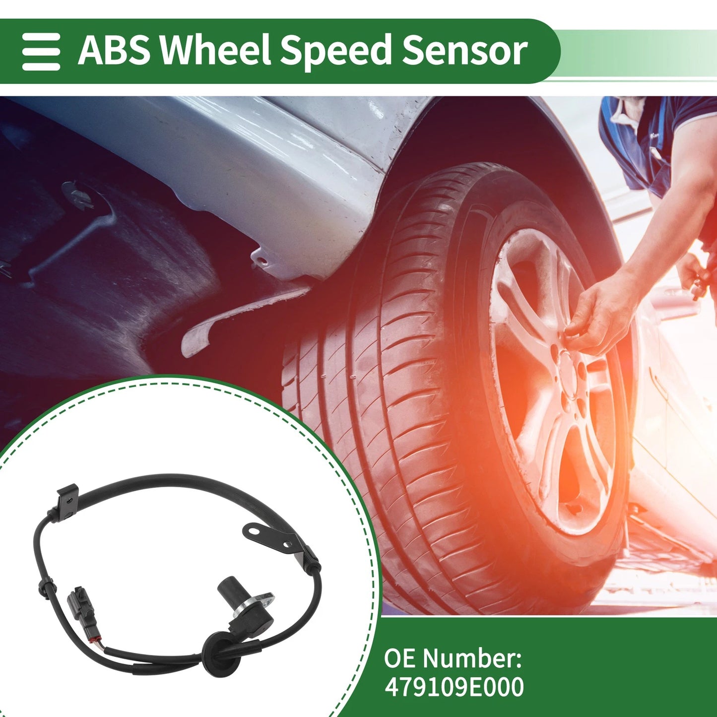 ABS Wheel Speed Sensor No. 479109E000 for Nissan Altima (1998–2001)