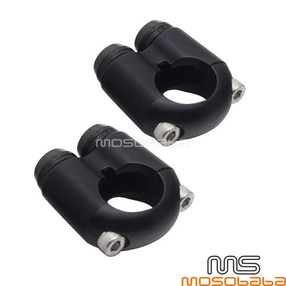 7/8" Hand Control Momentary 2-Button Switch for Cafe Racer Motorcycles - Pair