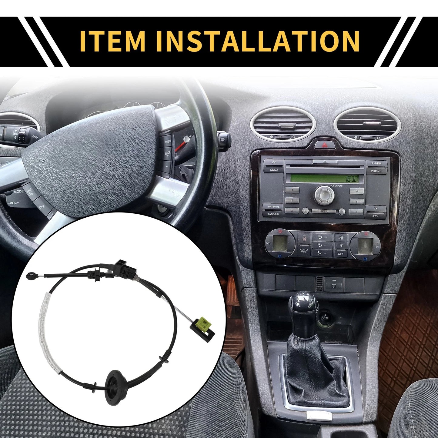 Transmission Gear Shifter Cable for Ford F-150 (2000–2003) & Lincoln Navigator
