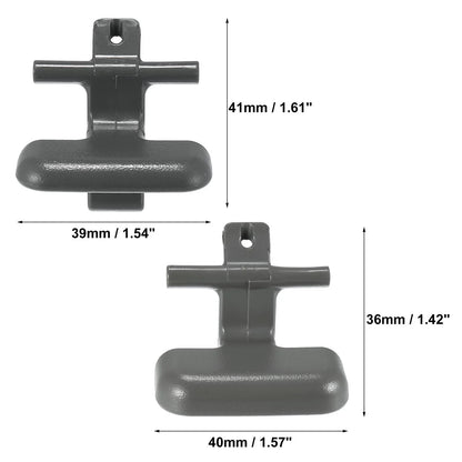 Armrest Latch Clip for Hyundai Sonata 2009-2010 (2 x) Grey