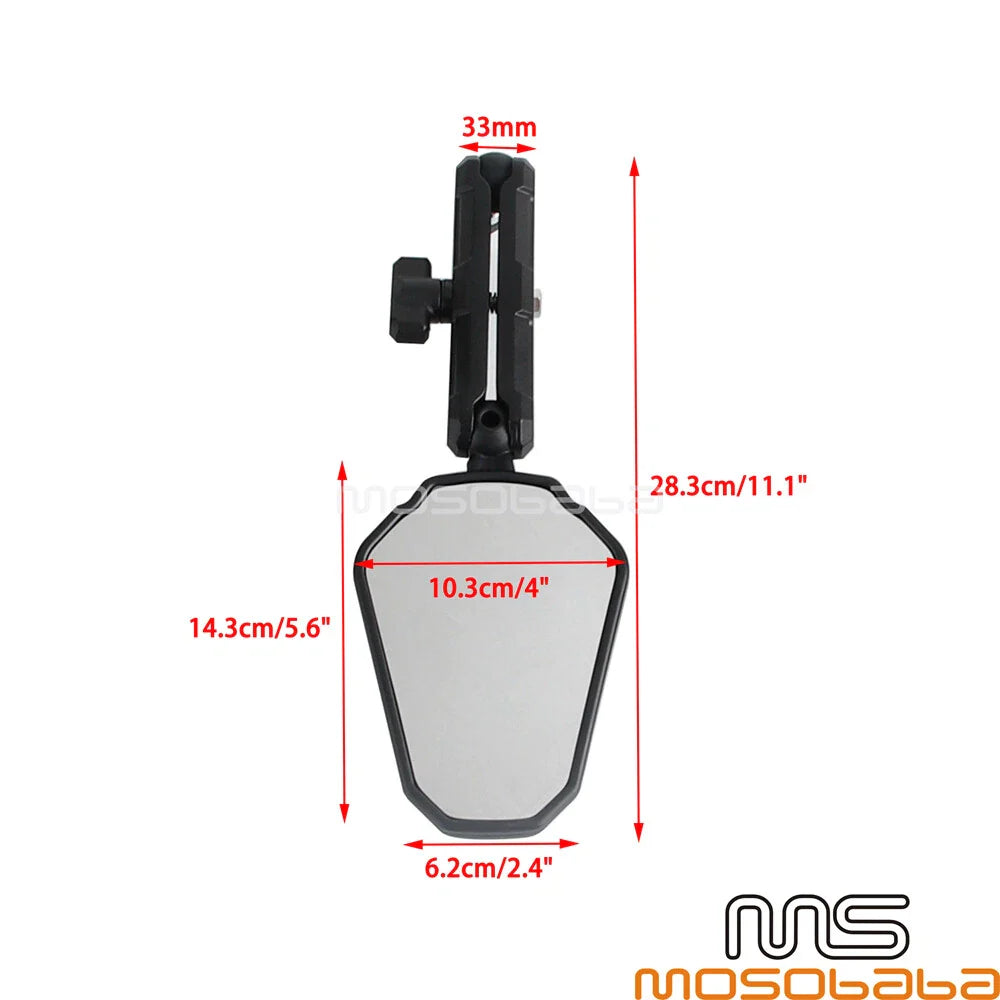 Universal Adjustable Side Rearview Mirrors 8mm/10mm for Honda Suzuki Yamaha