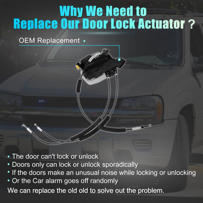 Front Left Door Latch Lock Actuator Motor for Nissan Sentra (No. 80501ET90A)