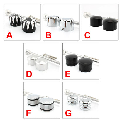 Front Axle Nut Covers for Harley