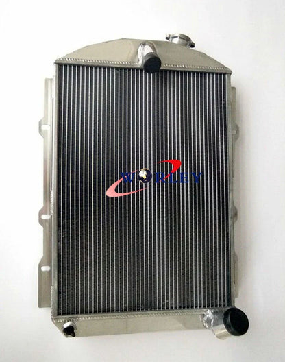 Aluminum Radiator & Fan for Chevy Hot/Street Rod 6 Cyl w/Tranny Cooler (1938)