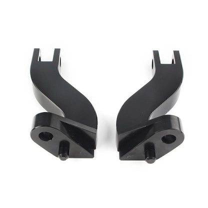Passenger Rear Foot Peg Mount Kit for Harley Davidson Touring FLHT (1993–2016) Black