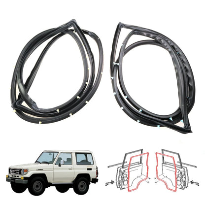 Rear Door Weatherstrip for Toyota Land Cruiser Double Cab (1990–2021)