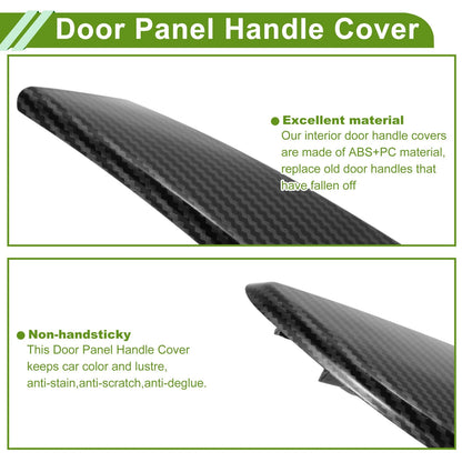 Door Panel Handle Pull Trim Cover for BMW 3 Series F30 (2013–2018) No. 51417275488CT