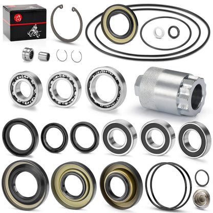 Rear Differential & Axle Seal Kit & Nut Tool for Honda Rancher 400 (2004–2007)