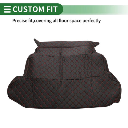 Heightened Edge Cargo Liner Rear Trunk Mat for Honda CR-V (2002-2006) Black XPE