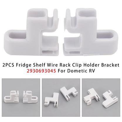 2X Fridge Shelf Wire Rack Clip Holder Bracket 2930693045 for Dometic RV A