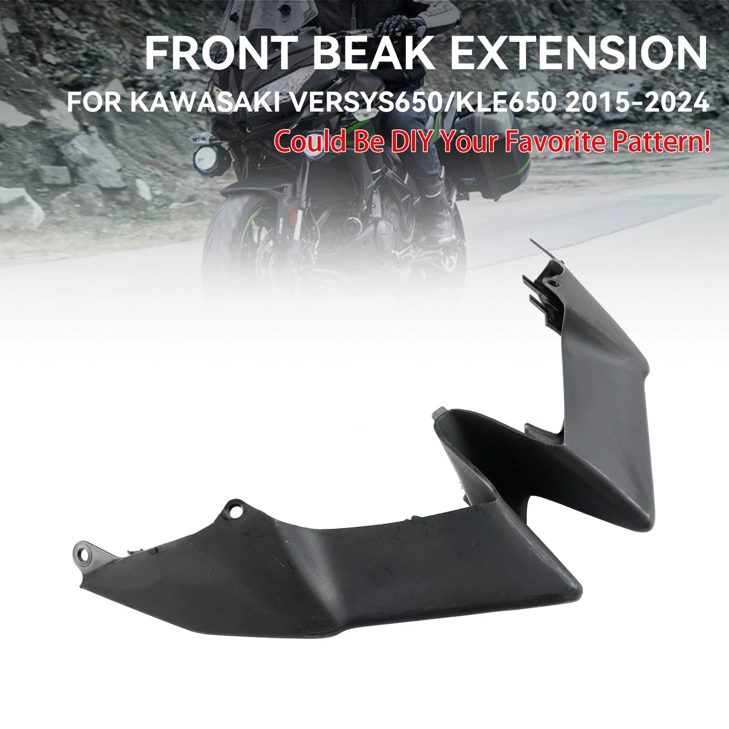 Front Spoiler Extension for Kawasaki Versys 650 KLE (2022–2024)