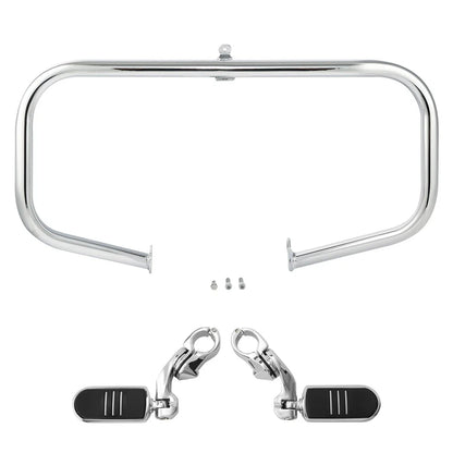 Engine Guard Crash Bar w/ Footpeg for Harley Road Glide (2009 - 2024)