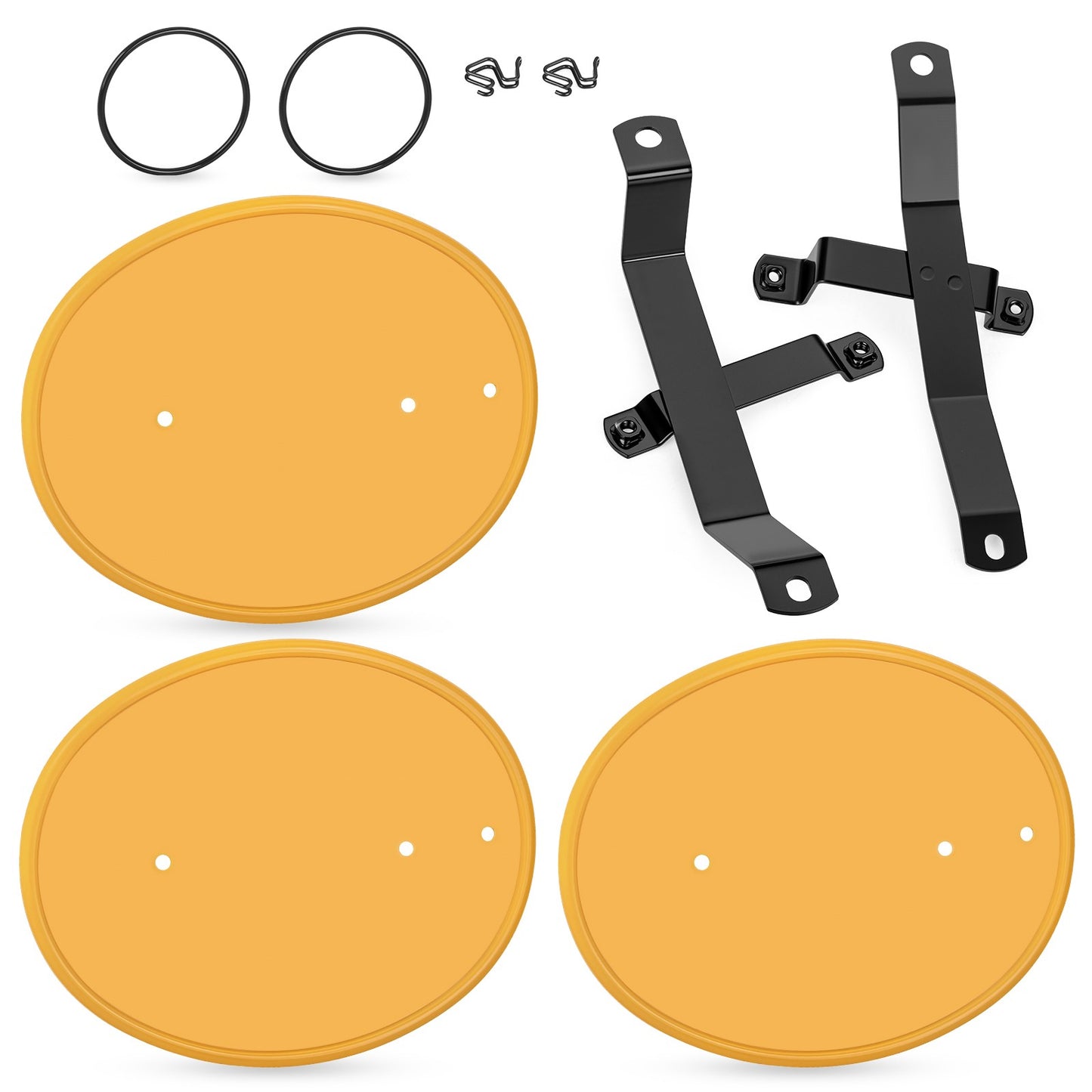 Yellow Number Plate Kit for Honda Z50R (1979–1987)