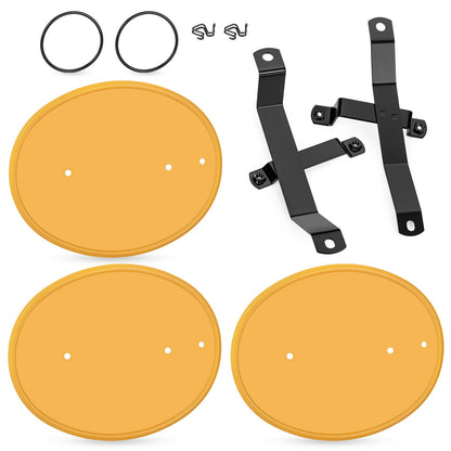 Yellow Number Plate Kit for Honda Z50R (1979–1987)