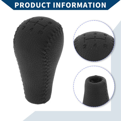 5 Speed Manual Gear Shifter Knob for Nissan Patrol Safari (2004–2007) Faux Leather