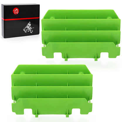 Set of 2 Radiator Louver Grille Shrouds for Kawasaki KX125 KX250 (1994–2005)