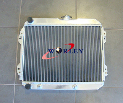 All Aluminum Radiator + Fan for Toyota Corona ST141 RT142 (1983-1987)