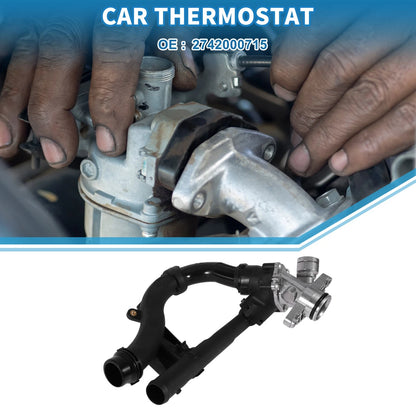 Car Thermostat No. 2742000715 for Mercedes-Benz Metris (2016–2019) Aluminum Alloy