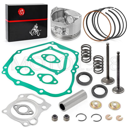 Top End Kit Piston Valve Gasket for Yamaha Golf G16G20