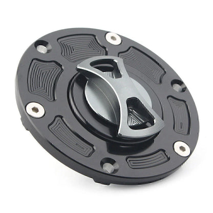 Aluminum Fuel Gas Tank Cap Cover for Kawasaki Ninja 250R EX250 EX300 (2013-2014)