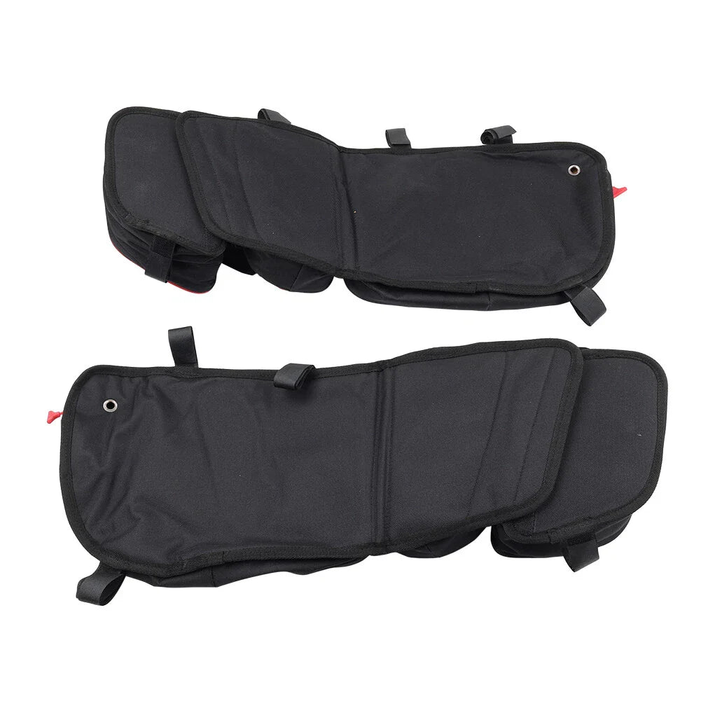 Front Side Door Storage Bags w/ Knee Pad for Can-Am Maverick X3 Turbo (17-24)
