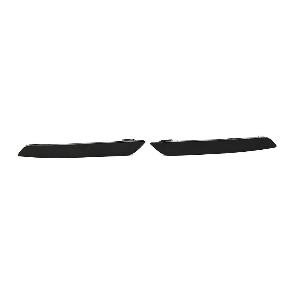 Smoked Black Side Logo Reflector Front Bumper Lamps