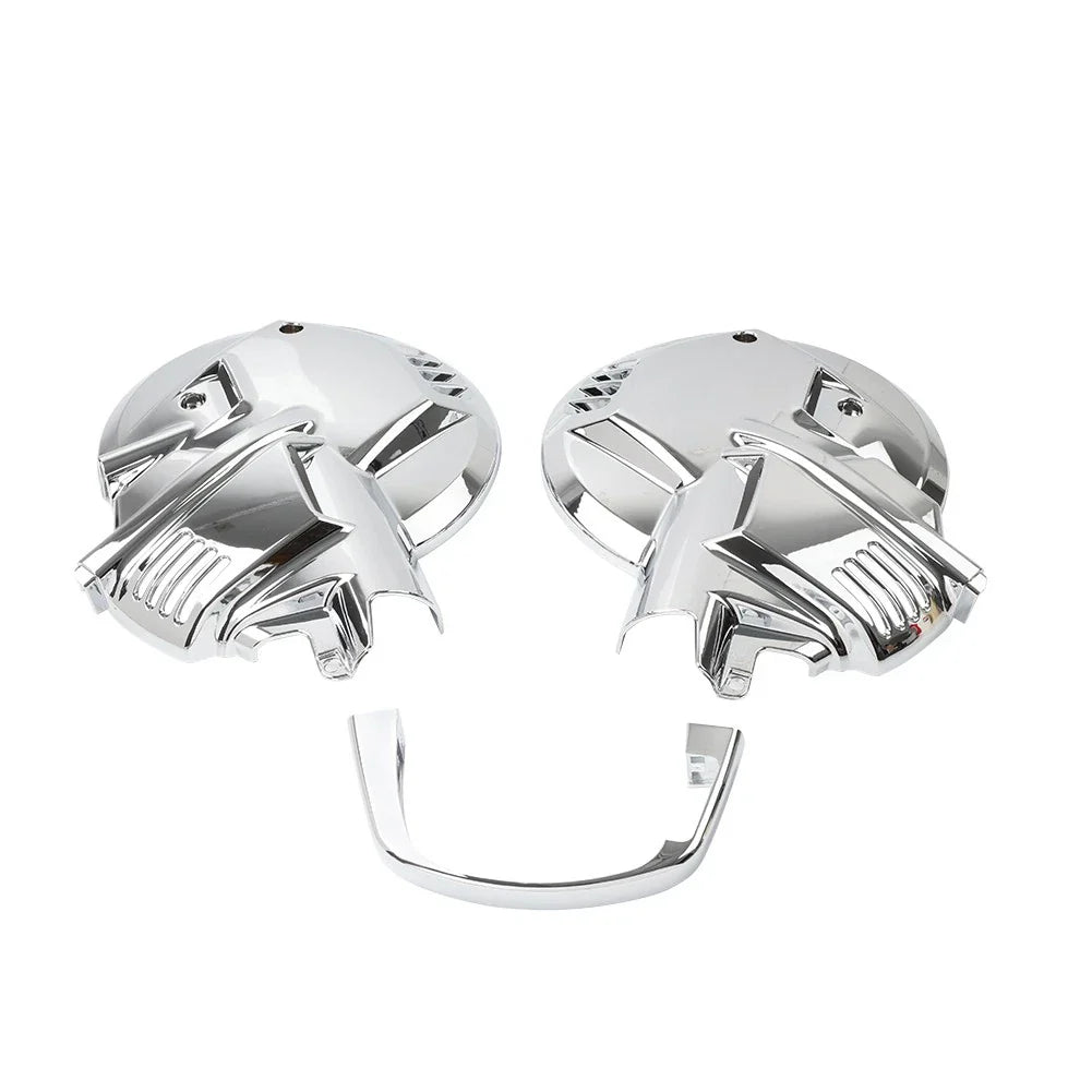 Front Brake Rotor Disc Covers for Honda Goldwing GL1500 88-00 Chrome