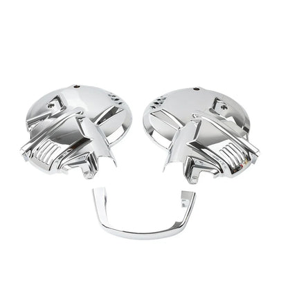 Front Brake Rotor Disc Covers for Honda Goldwing GL1500 88-00 Chrome