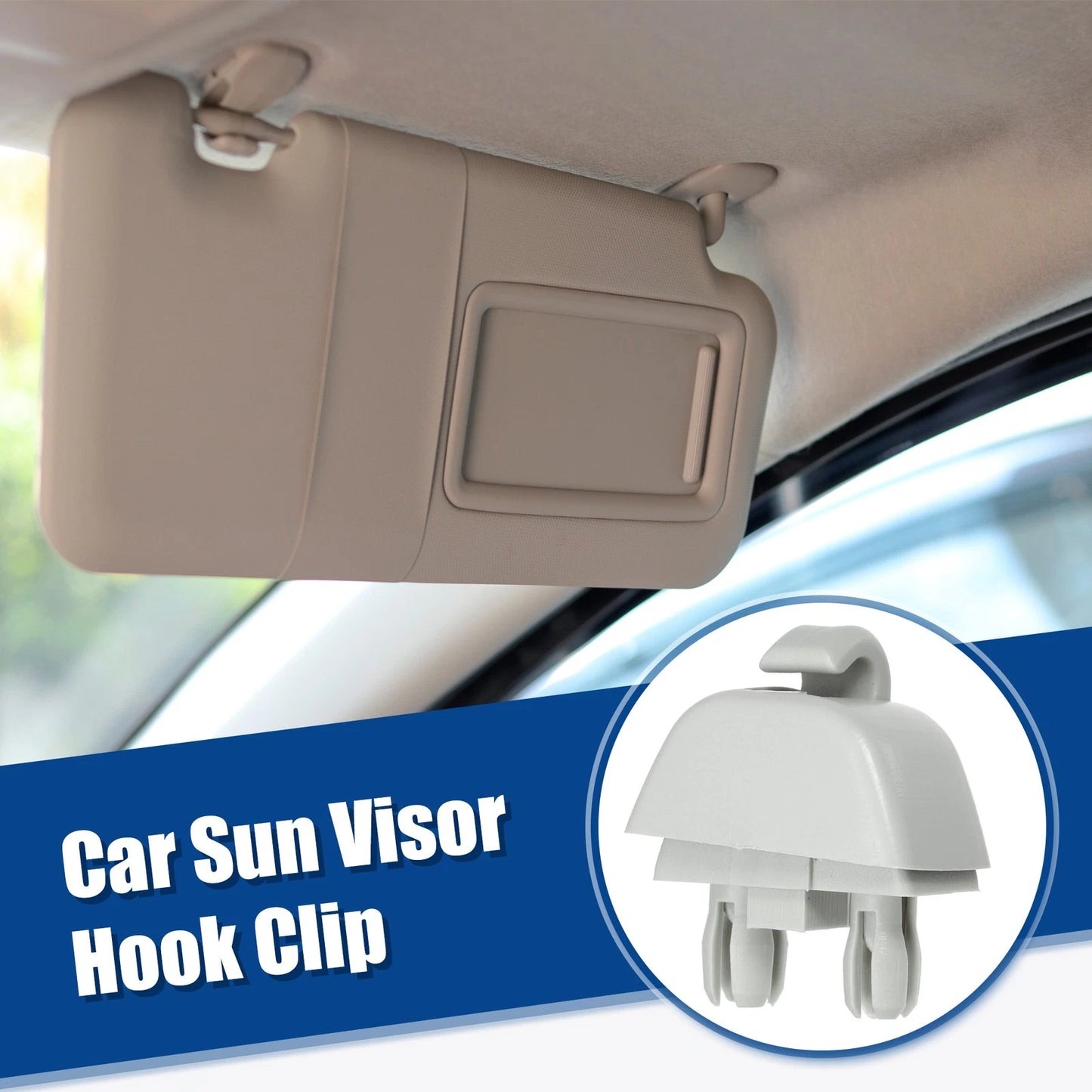 2 Pcs Sun Visor Hook Clip for Volkswagen