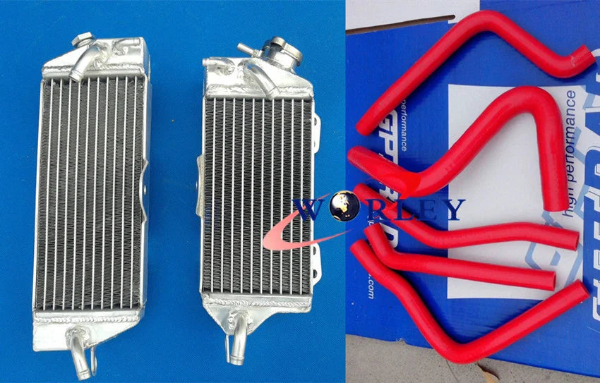 Aluminum Radiator & Hose for Kawasaki KX250 (1990-1993)