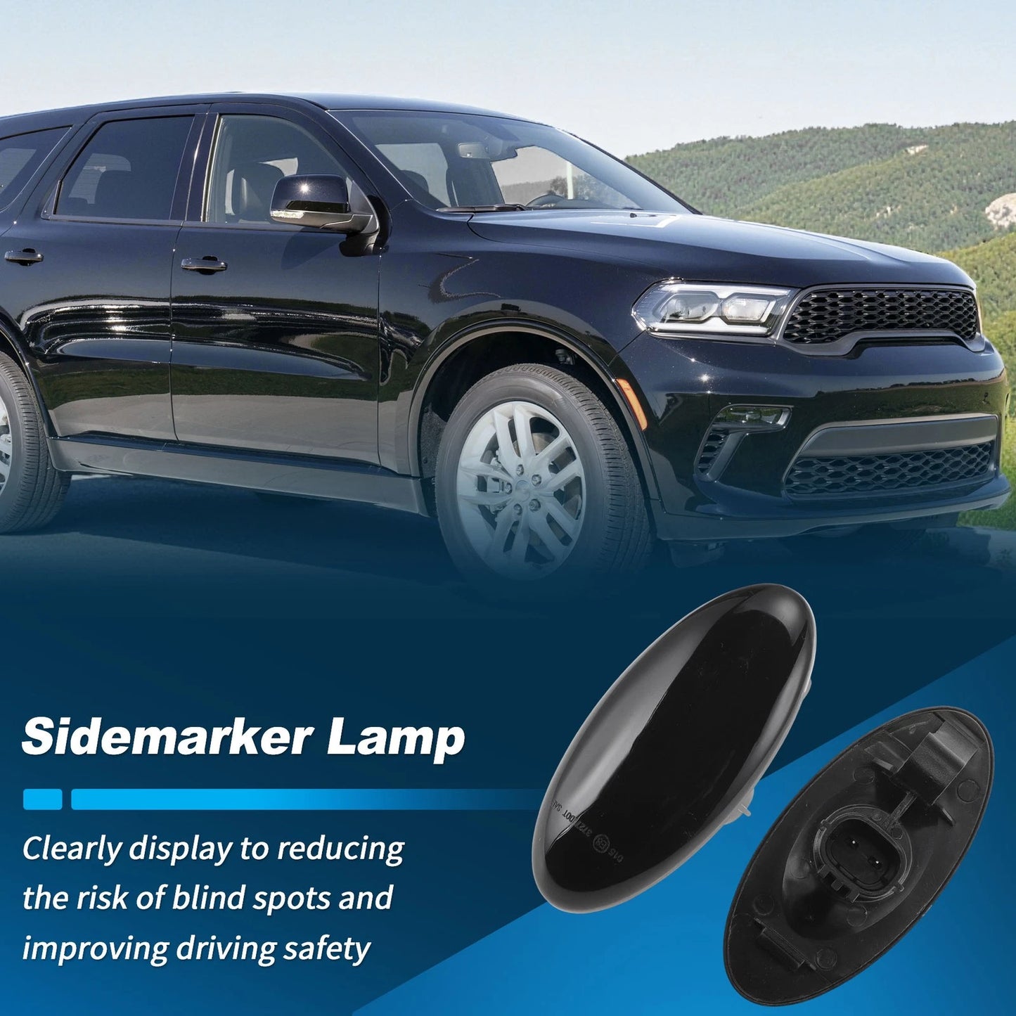 2X LED Side Fender Marker Light for Subaru Impreza G12 (2008–2011)