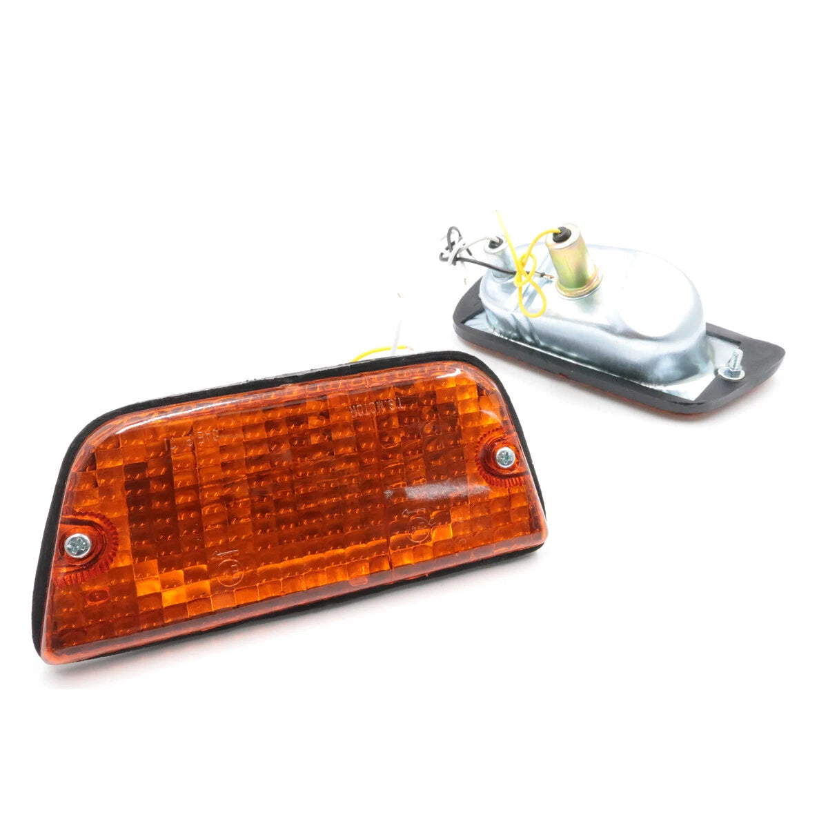 Amber Turn Signal Lights x2 for Nissan Datsun 620 1972-1979