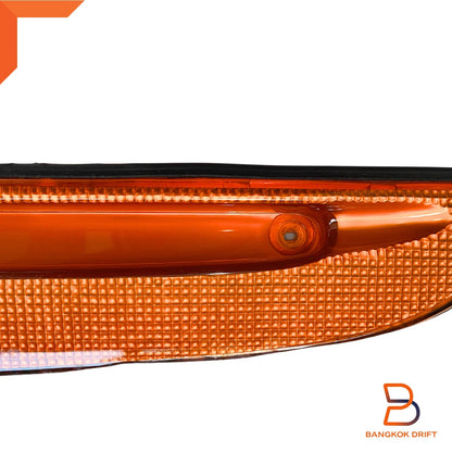 Amber Ornament Headlight Marker Reflector Pair for Isuzu Elf 250 NPR NHR (93-06)
