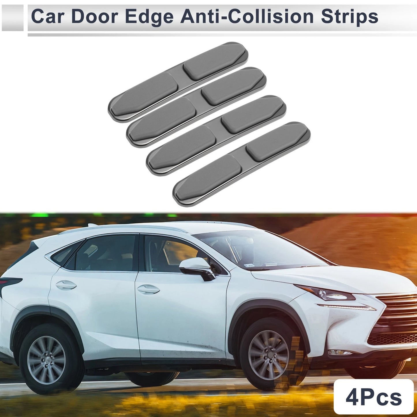 Set of 4 Door Edge Protector Strips