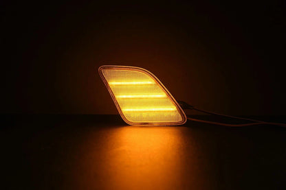 Clear LED Bumper Side Marker Light for Mercedes W221 S-Class (2010–2013)