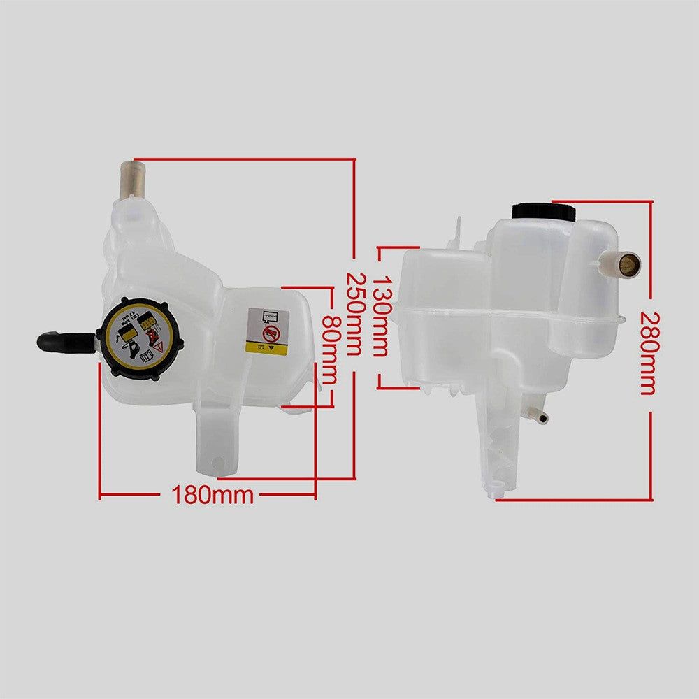 Coolant Reservoir Overflow Tank with Cap for Ford Escape Mercury Mariner (2001–2012)