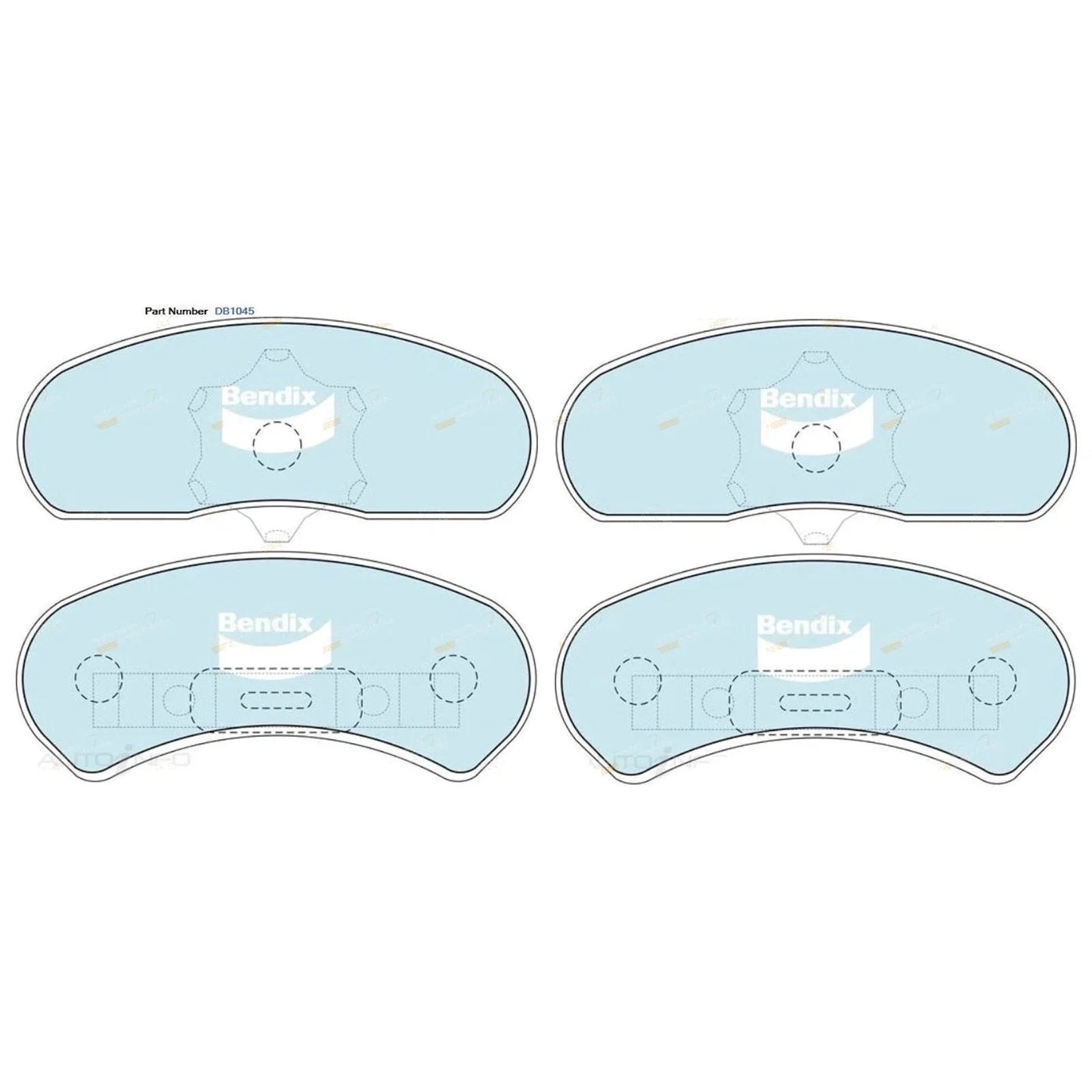 GCT Front Disc Brake Pad Set 4.1L 5.7L for Ford LTD (1979 - 1988)