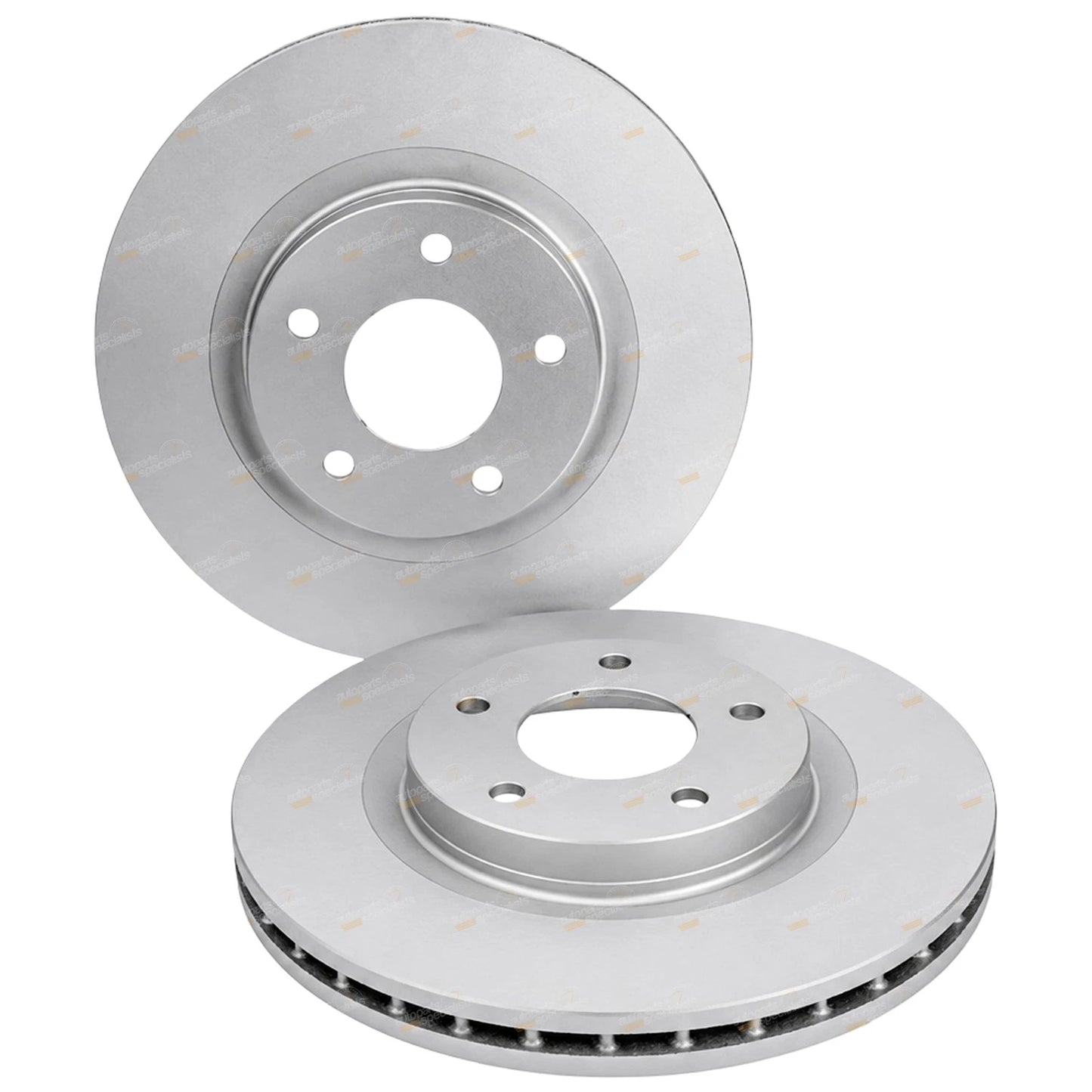 2 Front Disc Brake Rotors for Jeep Compass (2007–2017)