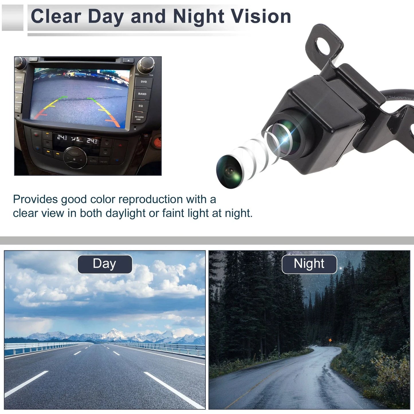 Rear View Camera 120-180 Degree for Hyundai Veloster (2012-2017)
