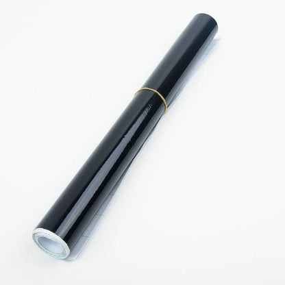 30x152cm Black Gloss Vinyl Wrap Sheet Roll Film Sticker Anti-stain for Car