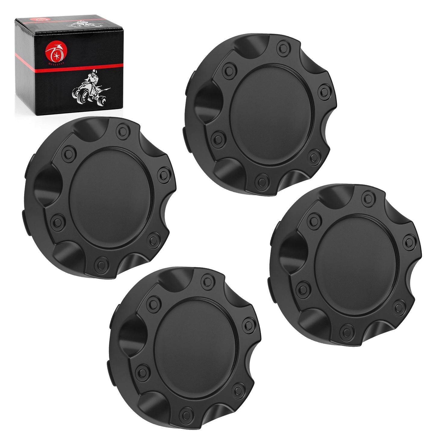 Set of 4 Wheel Center Caps for Polaris RZR XP 1000 (2017–2022)