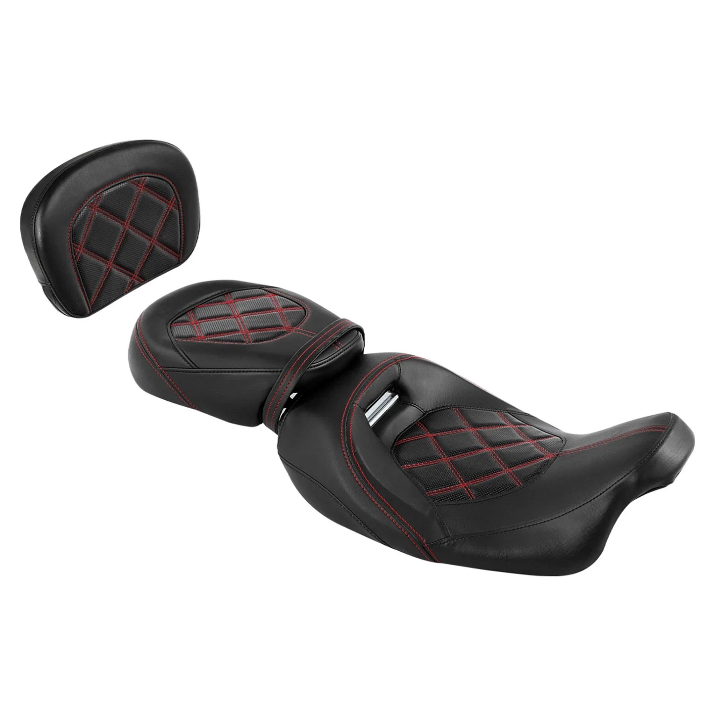 Driver & Passenger Backrest Pad for Harley CVO Street Road Glide (2009 - 2023)